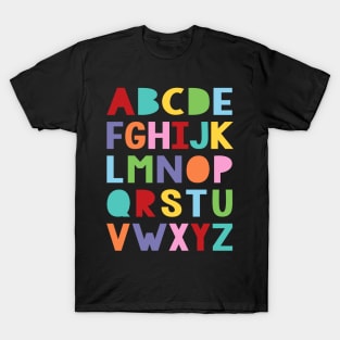 Colourful alphabet T-Shirt